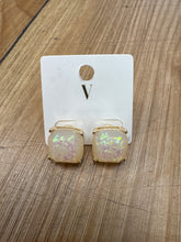 Load image into Gallery viewer, The King Collection - Large Square Studded Earrings
