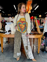 Load image into Gallery viewer, Bluevelvet - CAMO AND LEOPARD PRINT WIDE LEG PANTS
