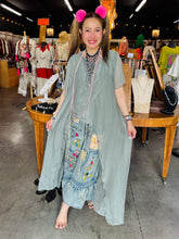 Load image into Gallery viewer, Karamel Collection - Silk Top Flowy Shell - Sage Green
