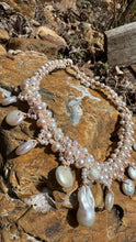 Load image into Gallery viewer, HC - She Is The Queen White Pearls Necklace 17"-24"
