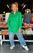 Load image into Gallery viewer, HC - Sweet Roxy Point Collar Shirt Green
