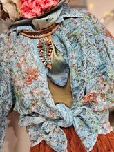 Load image into Gallery viewer, A Rare Bird - Eyelet Puff Sleeve Top
