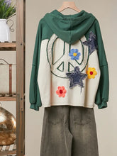 Load image into Gallery viewer, HCB - Retro Patchwork Colorblock Hoodie
