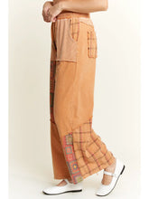 Load image into Gallery viewer, J. her  - Mineral wash Contrast Patch Wideleg Pants
