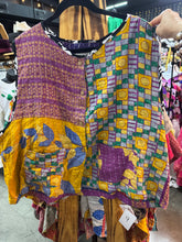 Load image into Gallery viewer, Indi and Sai - Kantha Sleeveless Button Top One Size
