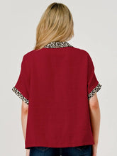Load image into Gallery viewer, Danni Leopard Print Color Block Top
