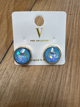 Load image into Gallery viewer, The King Collection - Large Round Studded Earrings
