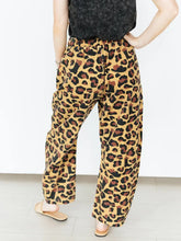 Load image into Gallery viewer, Turquoise Haven - Western Cheetah Barrel Pant
