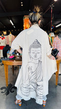 Load image into Gallery viewer, Ivory Buddha Linen Duster
