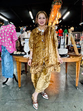 Load image into Gallery viewer, I Love Linen - Velvet Ruffle Shirt Dress
