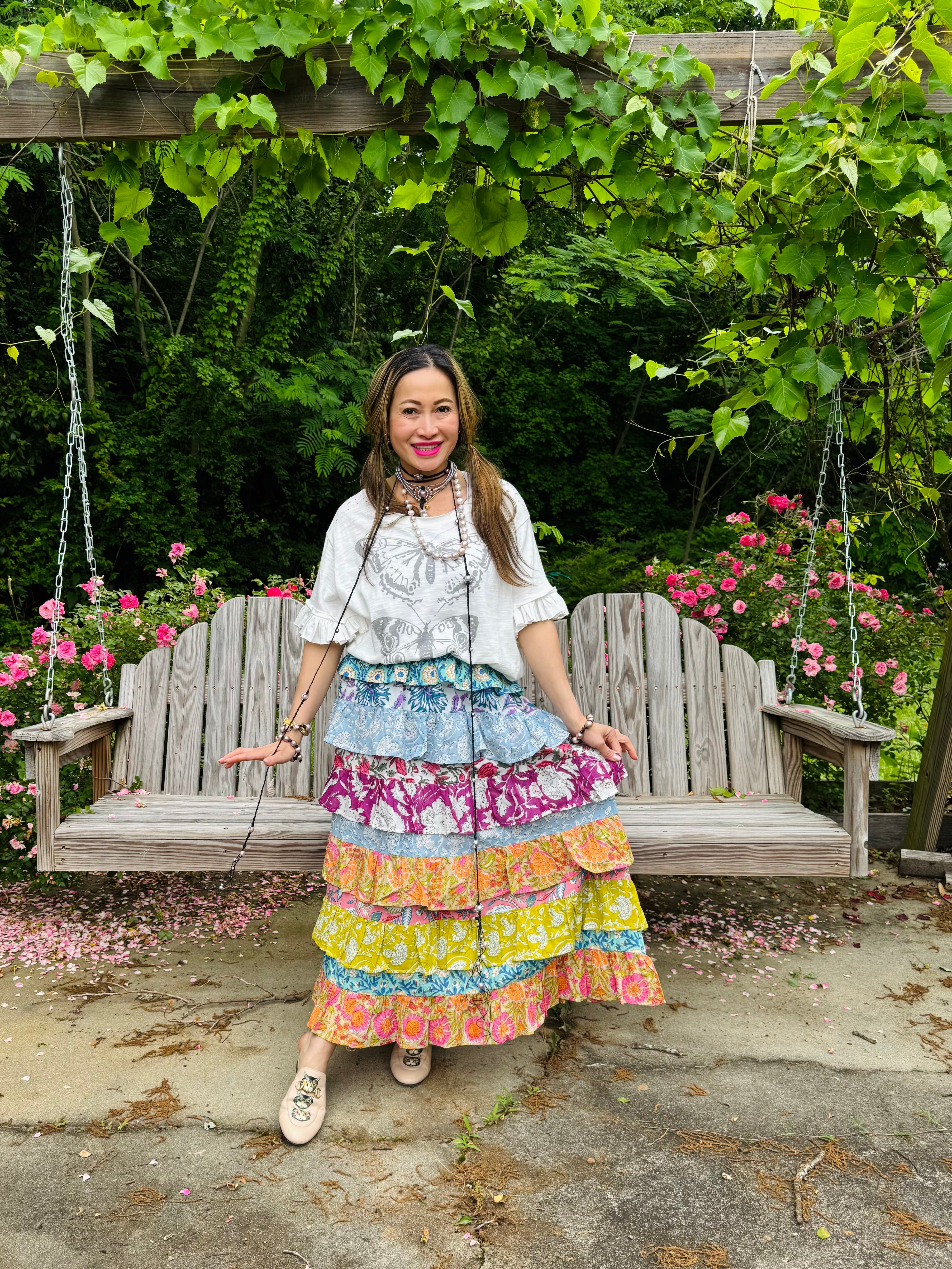 HCWL - Princess Garden Ruffle Skirt – Shop Hannah Closet