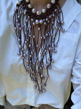 Load image into Gallery viewer, HC - Handmade Lady Extremely Rare Pink  Pearls Necklace OOAK
