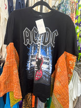 Load image into Gallery viewer, Indi and Sai - Upcycle Kantha Band Tee One OF The Kind
