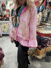 Load image into Gallery viewer, A Rare Bird - Eyelet  Pink Top
