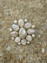 Load image into Gallery viewer, A Rare Bird - Adjustable Large Pearl Stones Ring
