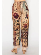 Load image into Gallery viewer, Origami - Relaxed Lace Patchwork Pants with Elastic Drawstring - Vint Bird
