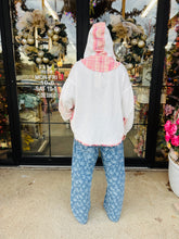 Load image into Gallery viewer, Jnna - Floral Jaquard Denim Wide Leg Bottoms
