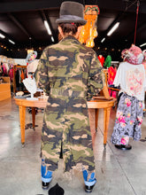 Load image into Gallery viewer, HCB - Camo Long Trench Coat
