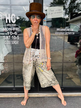 Load image into Gallery viewer, HCB - Leopard Print Wide Leg Denim Midi Shorts Chic
