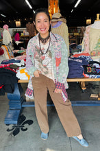 Load image into Gallery viewer, BLUEVELVET - MULTI PRINT PATCHWORK SHIRT - BABY PINK
