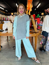 Load image into Gallery viewer, J.nna - 2 PC set Poited Knit Sweater
