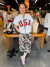 Load image into Gallery viewer, DAVI &amp; DANI - Camouflage French Terry Cargo Pockets
