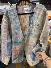 Load image into Gallery viewer, Indi &amp; Sai - Vintage Kantha Quilted  Reversible Jacket OOAK
