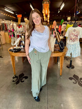 Load image into Gallery viewer, Karamel Collection - Linen Palazzo Pants No Tariffs Will Be Added
