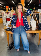 Load image into Gallery viewer, Oddi - Polka Dot Collared Blazer
