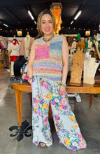 Load image into Gallery viewer, Davi &amp; Dani - Multi Pastel Knit Top

