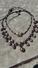 Load image into Gallery viewer, HC - Queen Crown  Pink Pearls Big Ball Necklace ( Supper Rare ) 16"-20"
