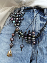 Load image into Gallery viewer, HC-Bow Tie Pearls Necklace
