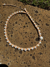 Load image into Gallery viewer, HC - Big Ball Sideway Upside Down Knot Pearls Necklace
