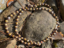 Load image into Gallery viewer, HC - Gold Pearls Lariat 40"
