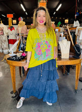 Load image into Gallery viewer, Linen Ruffle Tier Skirt

