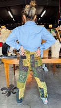Load image into Gallery viewer, Patchwork Linen Harem Pants
