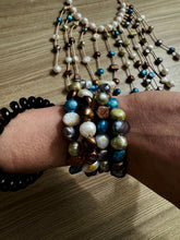 Load image into Gallery viewer, HC - 4 Strands Multi Pearls Bracelet
