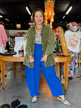 Load image into Gallery viewer, I Love Linen - Royal Blue Linen Harem Pants
