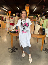 Load image into Gallery viewer, I Love Linen - Cat T-Shirt Dress
