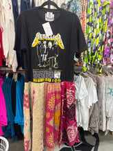Load image into Gallery viewer, Indi and Sai - Upcycle Kantha Band Tee One OF The Kind
