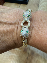 Load image into Gallery viewer, The King Collection - Double Jaguar Bracelet
