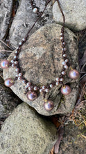 Load image into Gallery viewer, HC -Hannah Love All The Big Balls Pink Pearl Necklace Supper Rare One Of The Kind
