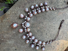 Load image into Gallery viewer, HC - Max Mama Queen Crown Pink Pearls Necklace
