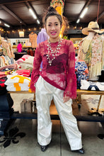 Load image into Gallery viewer, Faux Leather Pant with Adjustable Paracord Lock at Waist and Ankle -Style Rack - Silver
