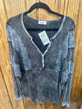 Load image into Gallery viewer, J. Her - Mineral Washed Thermal Top
