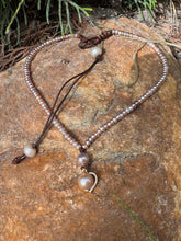 Load image into Gallery viewer, HC - Be Loved Pink Pearls Necklace 16"-20"
