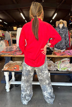 Load image into Gallery viewer, HC - Sweet Roxy Point Collar Shirt Red
