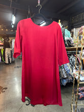 Load image into Gallery viewer, HC Back Pleated Dress - Red
