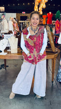 Load image into Gallery viewer, Indi and Sai - Kantha Sleeveless Button Top One Size
