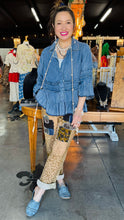 Load image into Gallery viewer, Patchwork Linen Harem Pants
